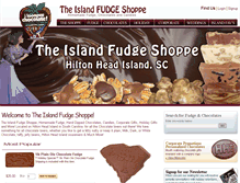 Tablet Screenshot of islandfudge.com